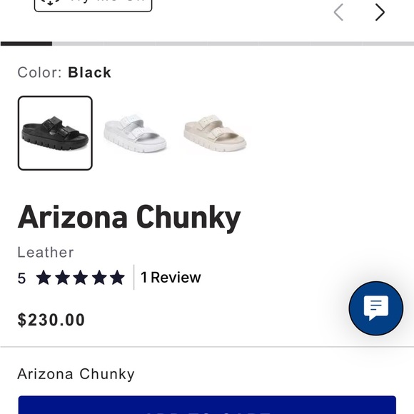 Black Leather Arizona Chunky Birkenstock Size 6 - Picture 9 of 9